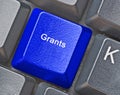 Key for grants Royalty Free Stock Photo