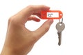 Key in hand Royalty Free Stock Photo
