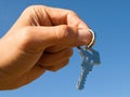 Key in hand. Royalty Free Stock Photo