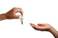 Key Handover Royalty Free Stock Photo