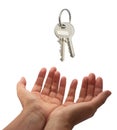 Key Handover Royalty Free Stock Photo