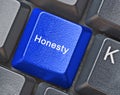 Key for honesty Royalty Free Stock Photo