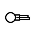 Key icon or logo isolated sign symbol vector illustration Royalty Free Stock Photo