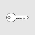 Key icon sign Royalty Free Stock Photo
