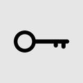 Key icon vector Royalty Free Stock Photo