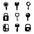 Key icons Royalty Free Stock Photo