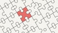 Key Jigsaw Piece: Solving Problems and Finding the Solution, vector design Generative AI Royalty Free Stock Photo