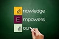 KEY - Knowledge Empowers You acronym Royalty Free Stock Photo