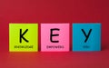 KEY - Knowledge Empowers You Royalty Free Stock Photo