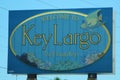 Key Largo sign in Florida Keys