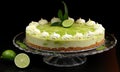 Phot to of Key lime pie Royalty Free Stock Photo