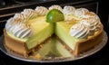 Phot to of Key lime pie Royalty Free Stock Photo