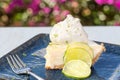 Key Lime Pie Royalty Free Stock Photo