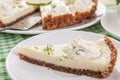 Key lime pie Royalty Free Stock Photo