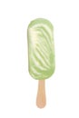 Key lime popsicle