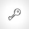 key line icon. acces key icon