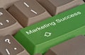 Key for marketing success Royalty Free Stock Photo