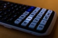 Key number five of the keyboard of a scientific calculator Royalty Free Stock Photo