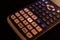 Key number six from the keyboard of a scientific calculator Royalty Free Stock Photo