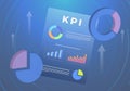 Key Performance Indicator - KPI Business concept illustration Royalty Free Stock Photo