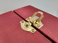 The Key and red box Royalty Free Stock Photo