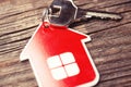 Key and Red House Royalty Free Stock Photo