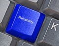 Key for reliability Royalty Free Stock Photo