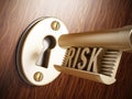 Key with risk word