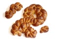 Key shape challah with small challot Royalty Free Stock Photo