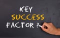 Key success factor Royalty Free Stock Photo