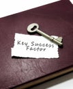 Key Success Factor wording Royalty Free Stock Photo