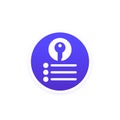 key takeaway icon for web and apps Royalty Free Stock Photo