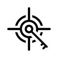 Key Solution icon Royalty Free Stock Photo
