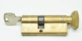 Key and Thumb turn Cylinder Royalty Free Stock Photo