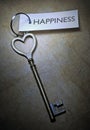 Key to happiness Royalty Free Stock Photo