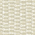 Key to lock seamless pattern. Vintage door key background. Retro