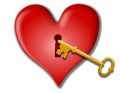 Key To My Heart Valentine Clip Art