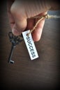 The key to succes Royalty Free Stock Photo