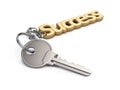 Key to Success isolated on white background Royalty Free Stock Photo