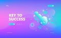 Key to success web banner