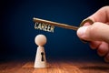 Key to unlock and open career