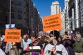 Trade Unions and some thirty organisations organise a demonstration in support of a public health