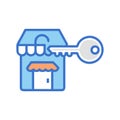 Key-Value Store Icon for Database Solutions Royalty Free Stock Photo