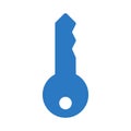 Key vector glyph color icon Royalty Free Stock Photo