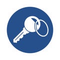 Key Vector Icon which can easily modify or edit Royalty Free Stock Photo