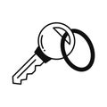Key Vector Icon which can easily modify or edit Royalty Free Stock Photo