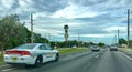 Monroe County Sheriff`s car in Key West