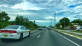 Monroe County Sheriff`s car in Key West