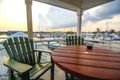 Key West marina view balcony