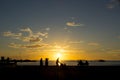 Key West Pier Sunset Royalty Free Stock Photo